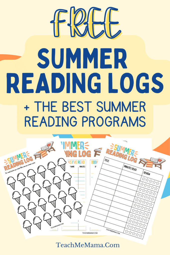 free summer reading logs