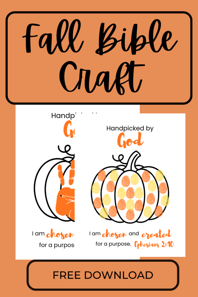 free fall bible craft for preschoolers